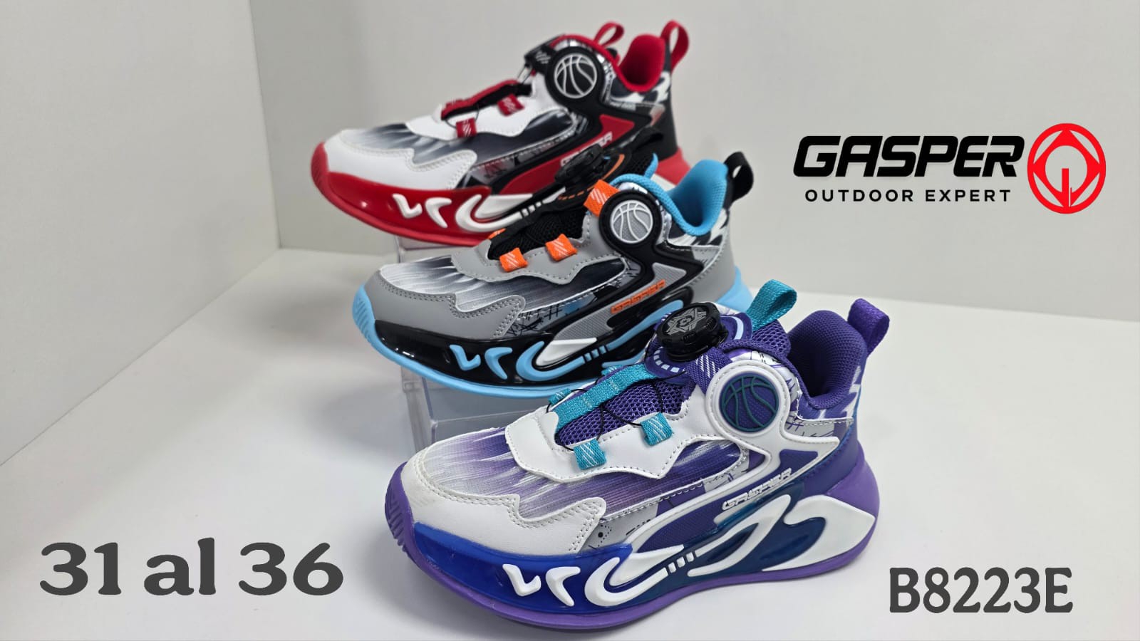 Zapatillas Gasper Giratoria Niños - Imagen 2