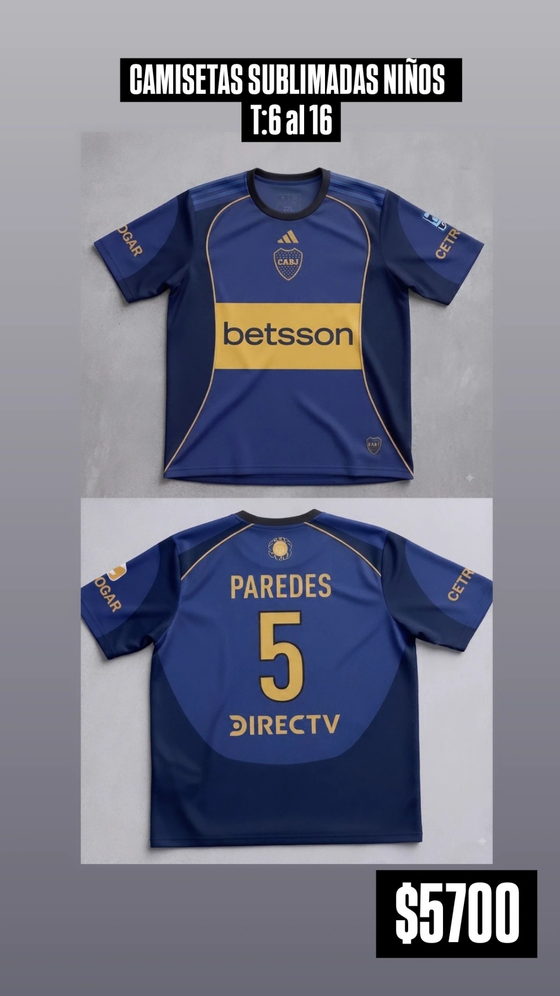 Camisetas Sublimadas Niños - Imagen 3