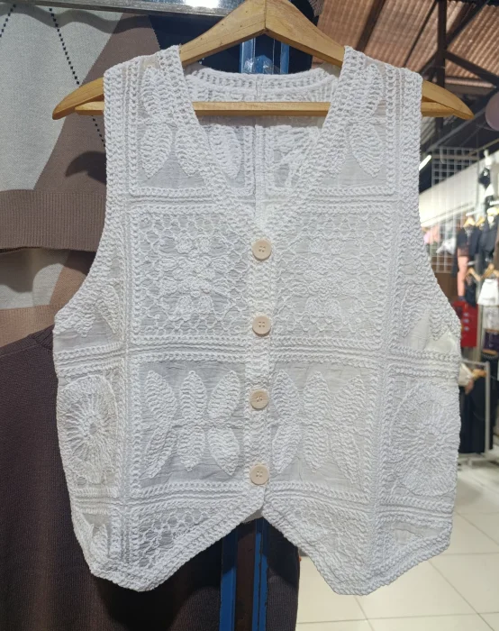 Chaleco Brodery Importado L