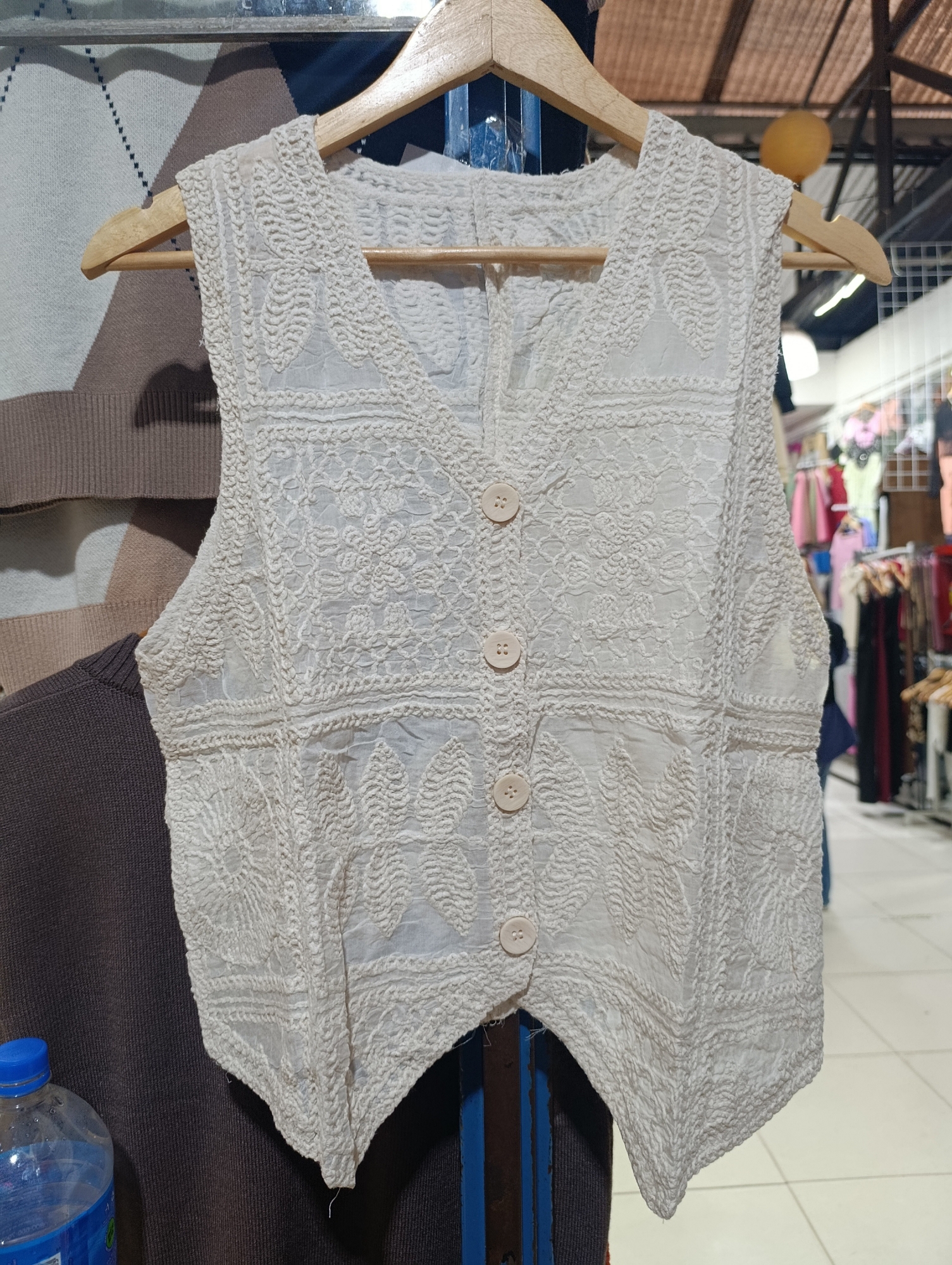 Chaleco Brodery Importado L - Imagen 2