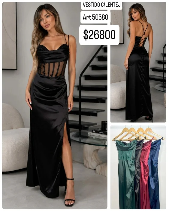 Vestido Importado C/lentejuelas