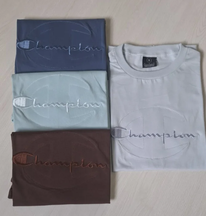 Remeras Algodon Peinado Champ.