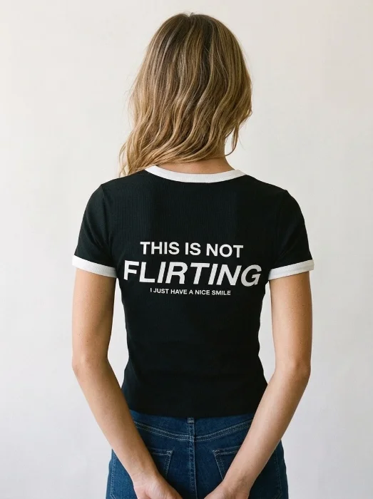 #316 Baby T-shirt Flirting