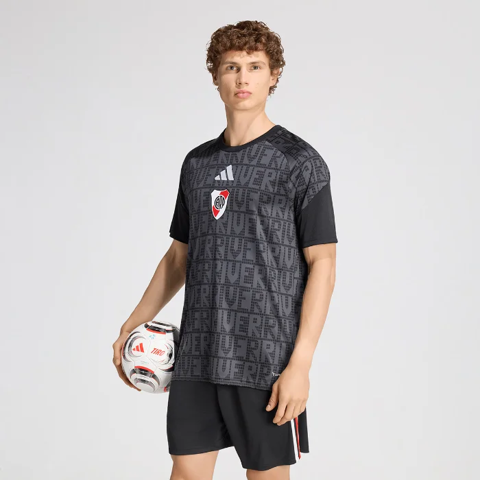 Camiseta River 2026 Pre Match  Bordada Premium