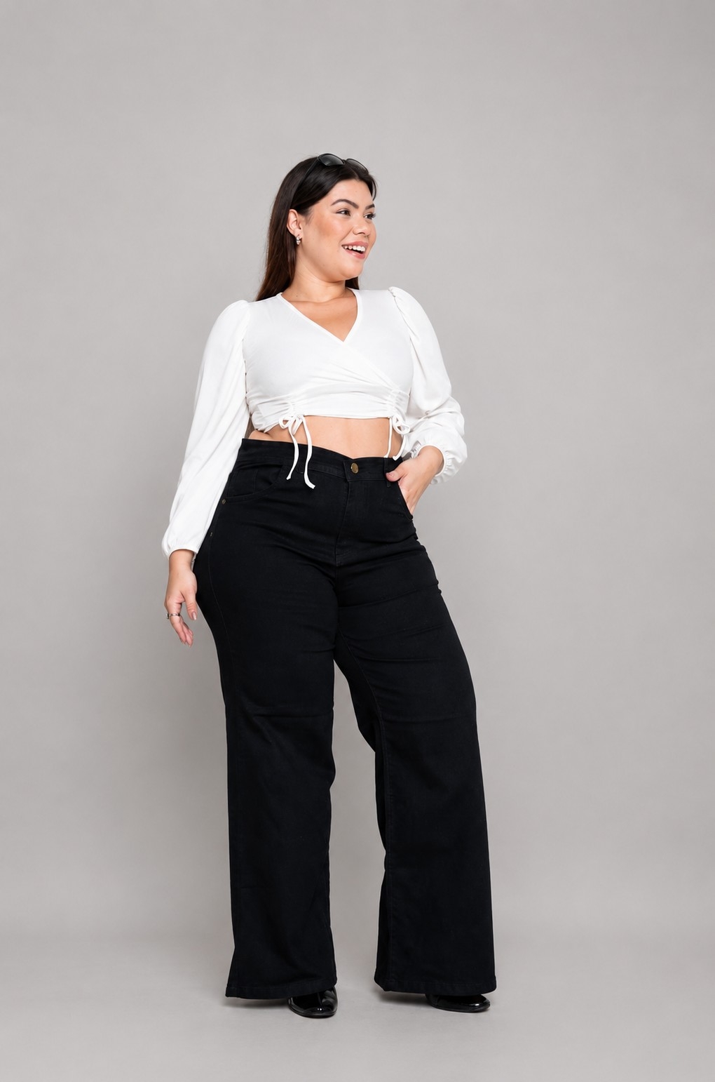 Wide Leg Negro Especial - Imagen 2