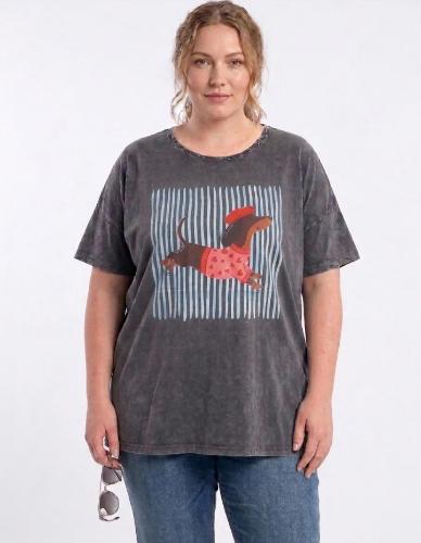 Remera Maxy Nevada Algodon_perrito Rayado