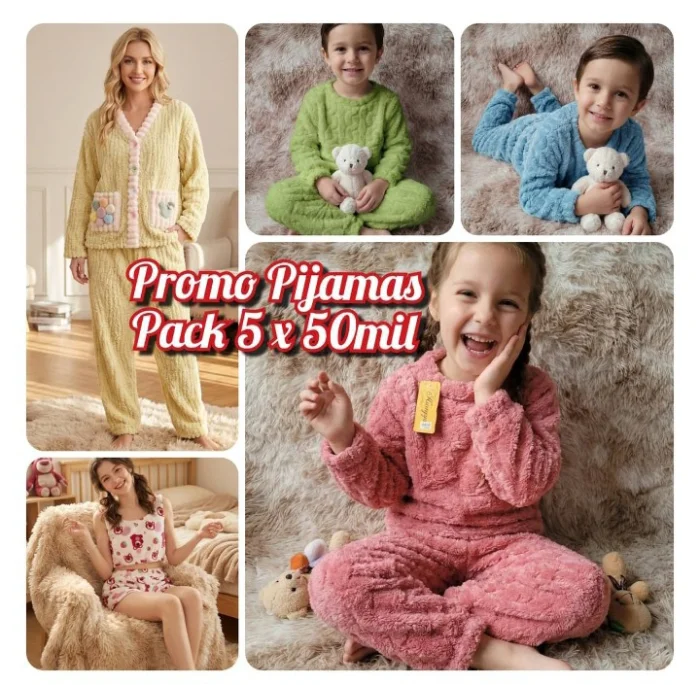 Promo 5 Pijamas Mix