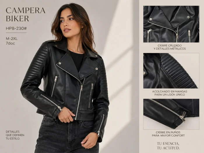 Campera Eco Cuero Hhp