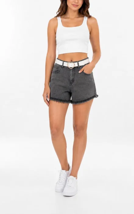 Short Playero Gris