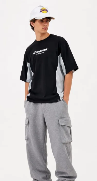 Remera Oversize Combinado