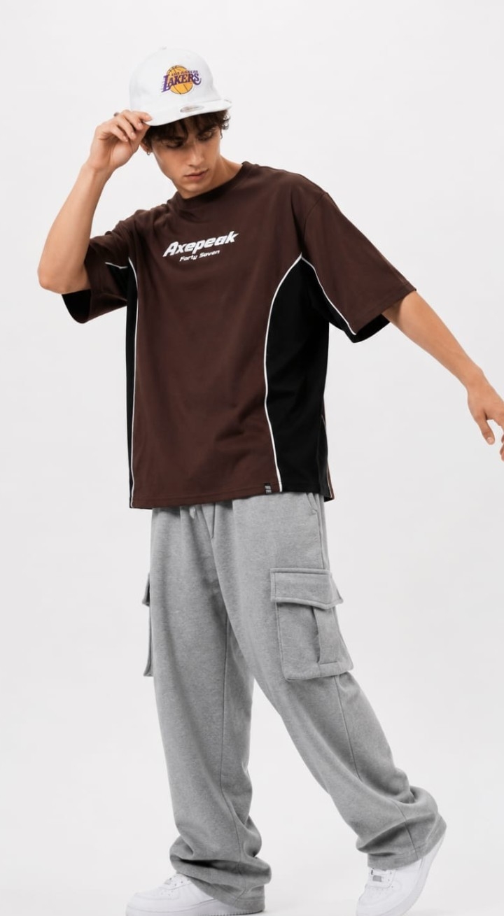 Remera Oversize Combinado - Imagen 2