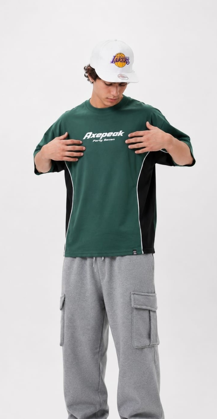Remera Oversize Combinado - Imagen 3