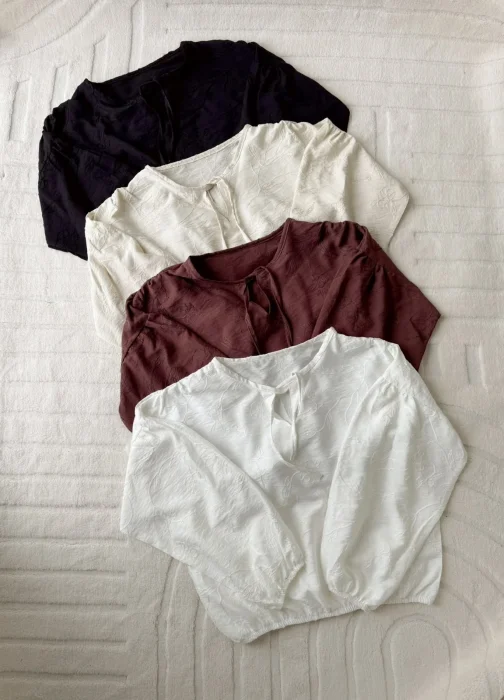 Blusa Lino Bordado