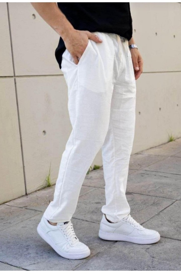 Pantalón de Lino con Spandex para Caballero Talle del 2 al 6 - Imagen 2