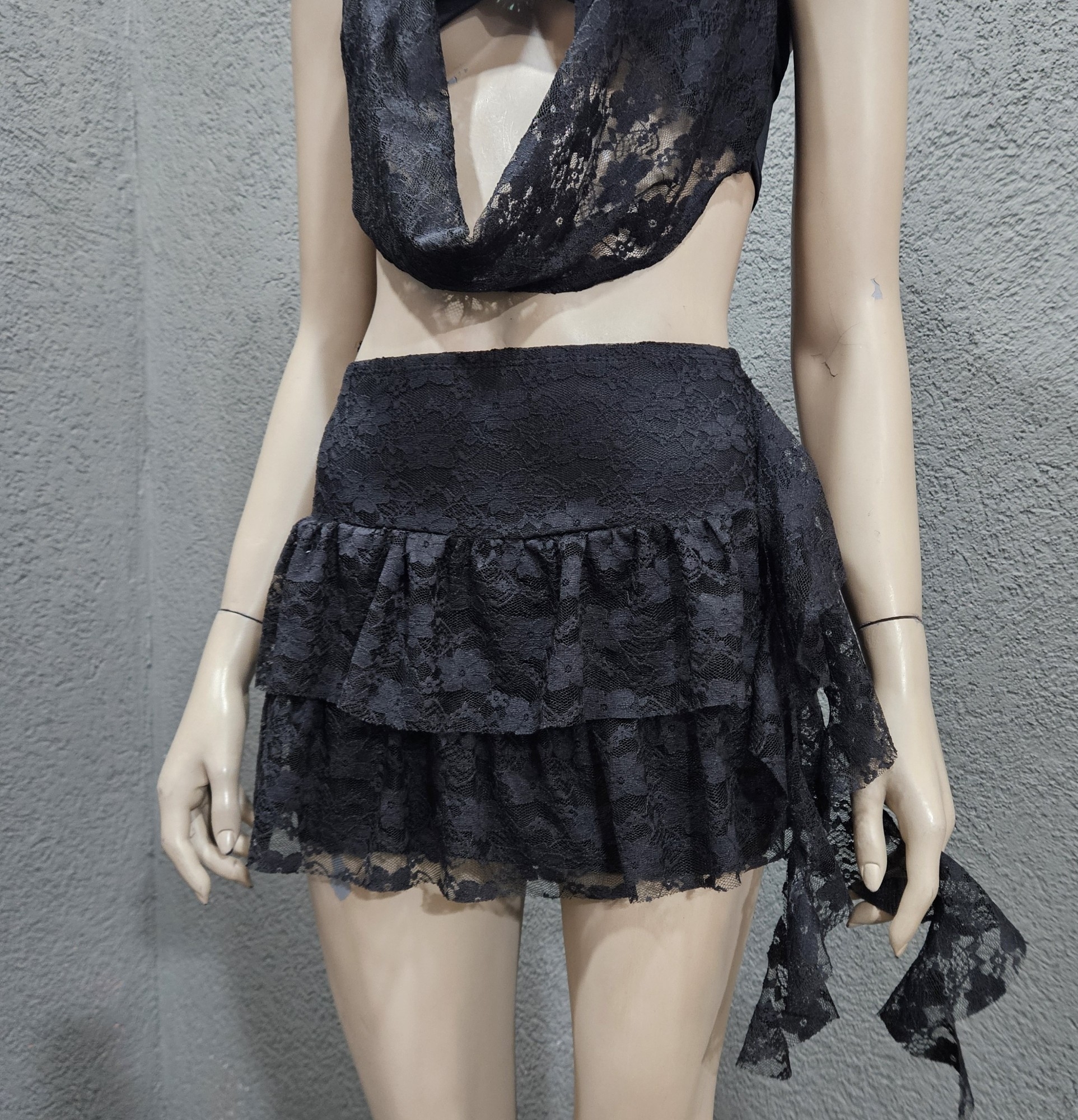 Short y Pollera Encaje - Imagen 2