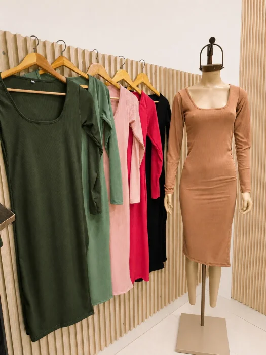 Vestido Manga Larga