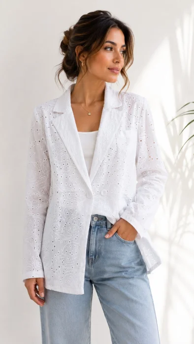 Blazer de Broderie