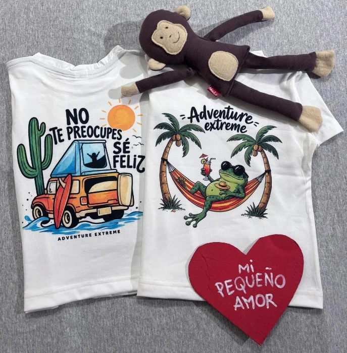 Remeras las mas Lindas Son Adventure