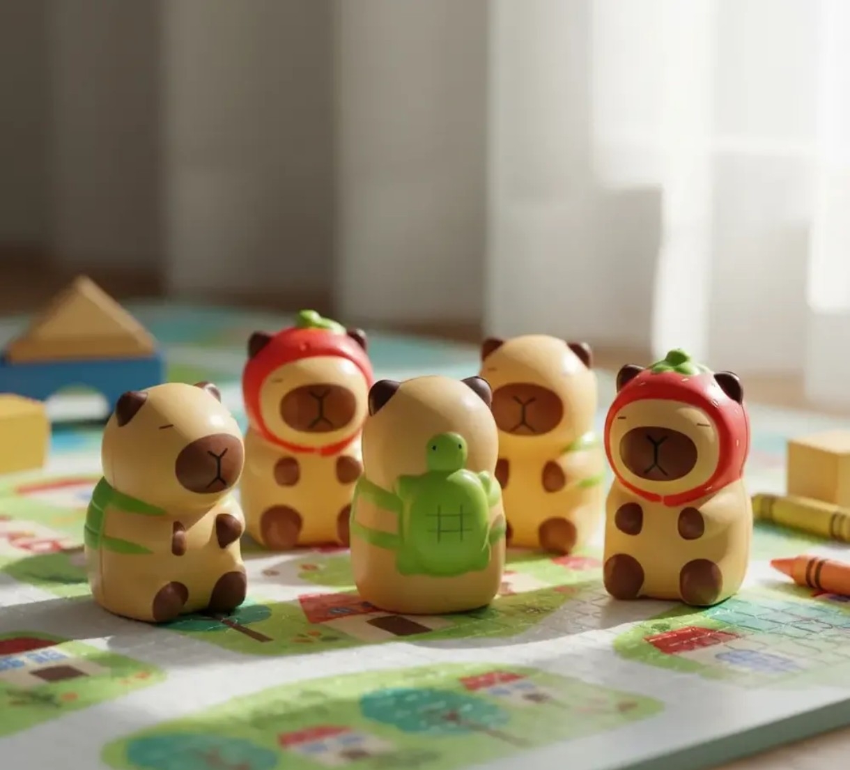 Juguete Antiestres Squishy Capibara de Espuma Blanda, Juguetes - Imagen 3
