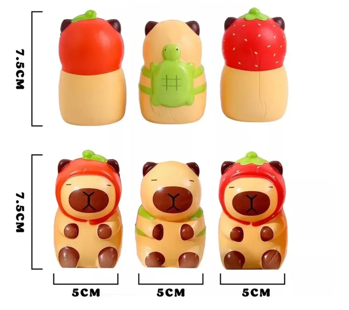 Juguete Antiestres Squishy Capibara de Espuma Blanda, Juguetes - Imagen 6
