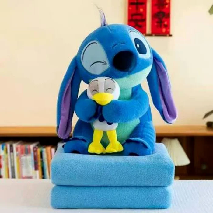Stitch con Manta Estampada