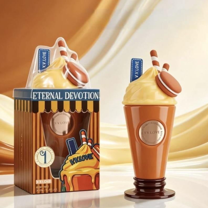 Perfumes Importados Árabes Postrecito 200ml! en Caja Dulces Frutilla Vainilla Crema - Imagen 2