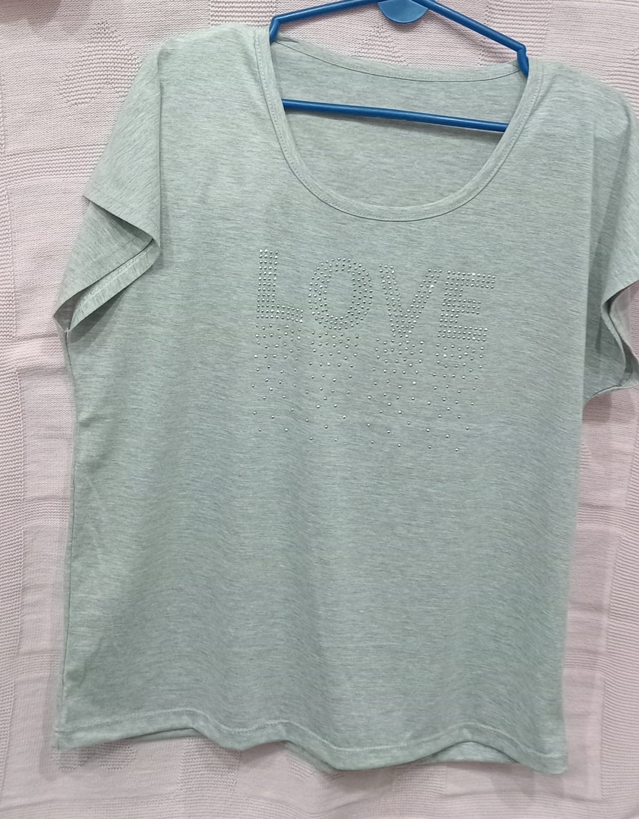 Remeras con Brillos y Algodón Peinado - Imagen 2