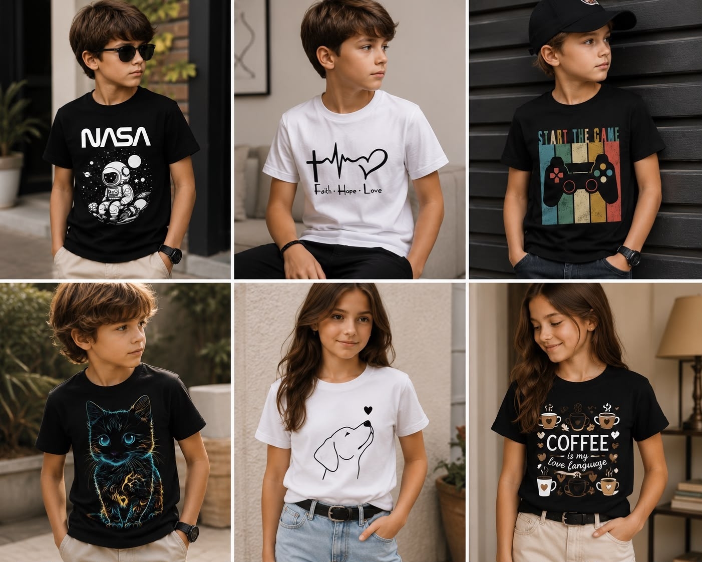 Remeras de Niños Algodón Premium - Imagen 2