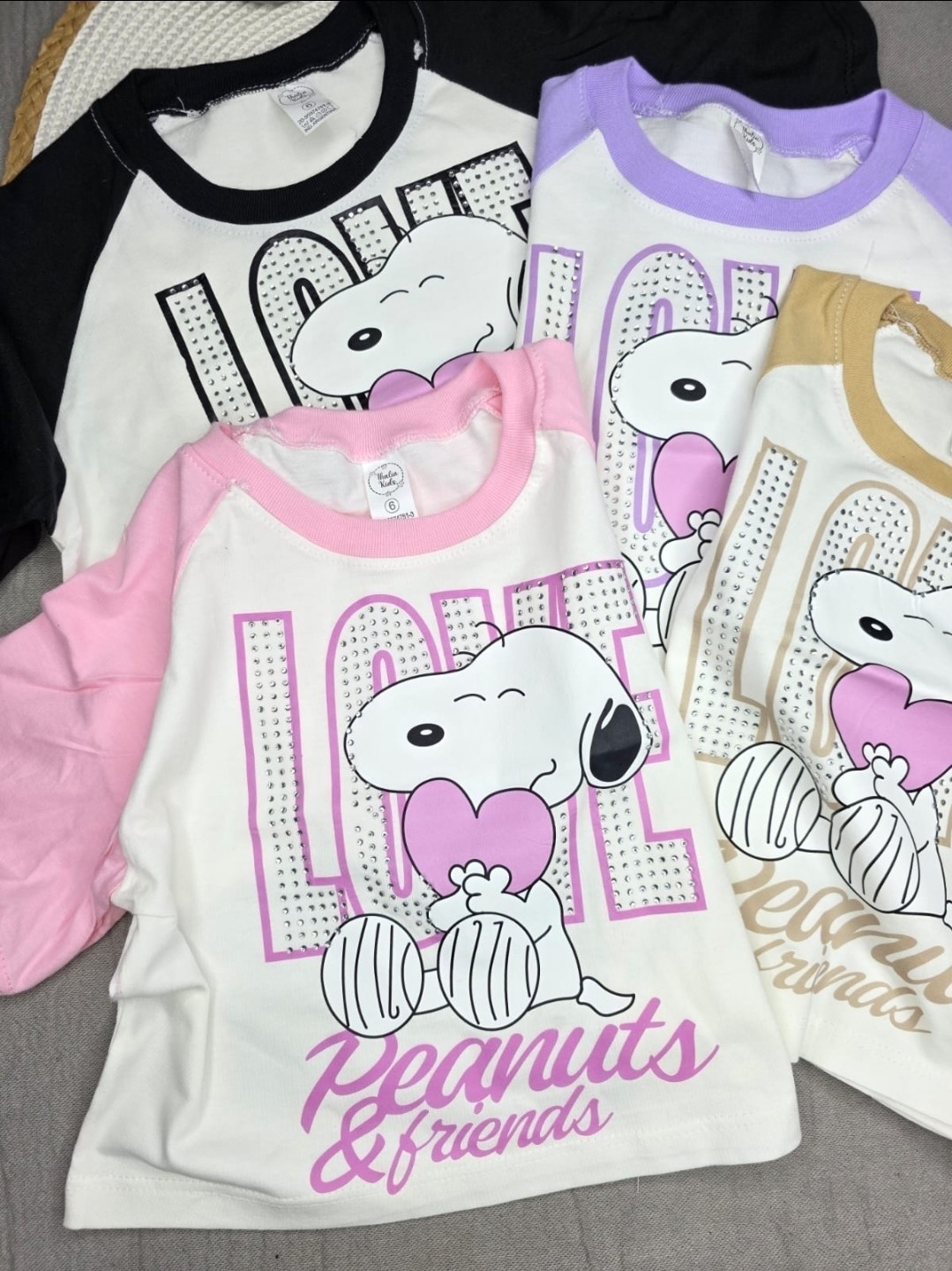 Remera Snoopy con Strass para Nena. - Imagen 6