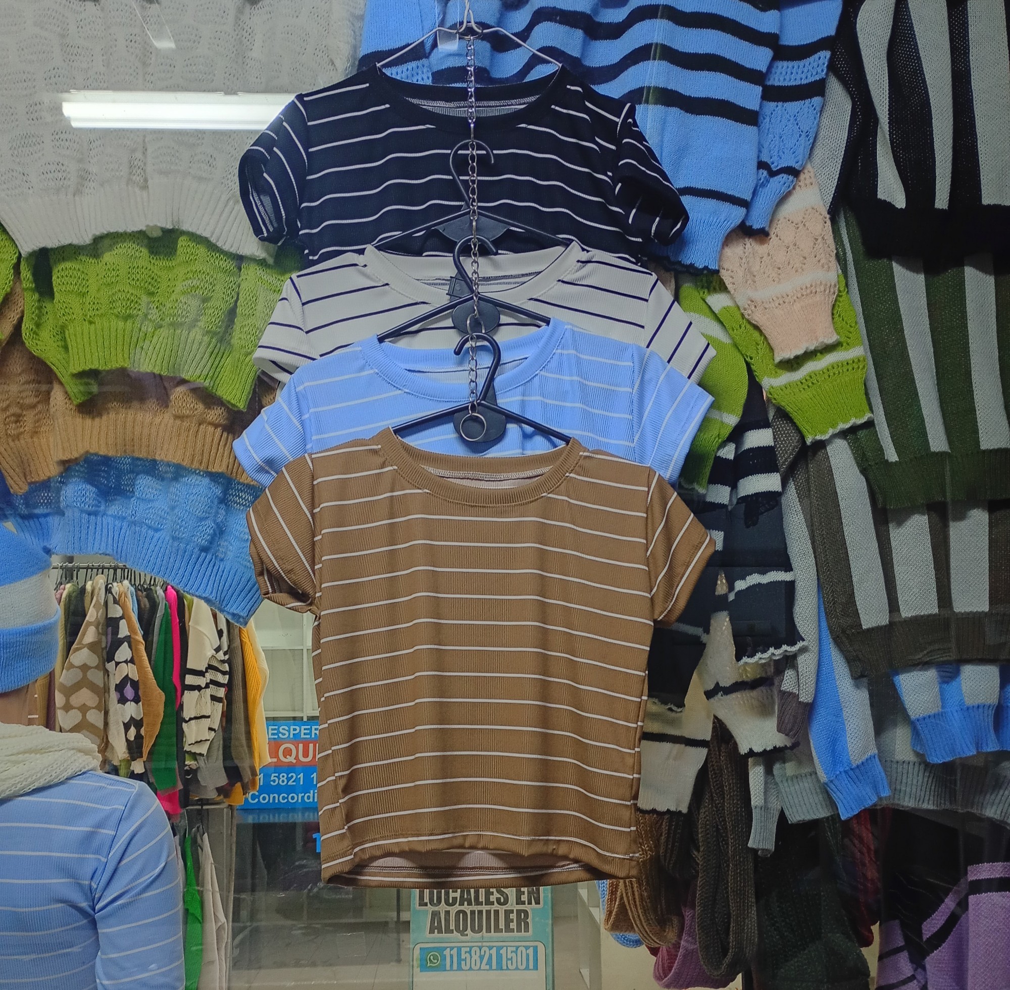 Remera de Morley Rayado con Manga Corta - Imagen 2