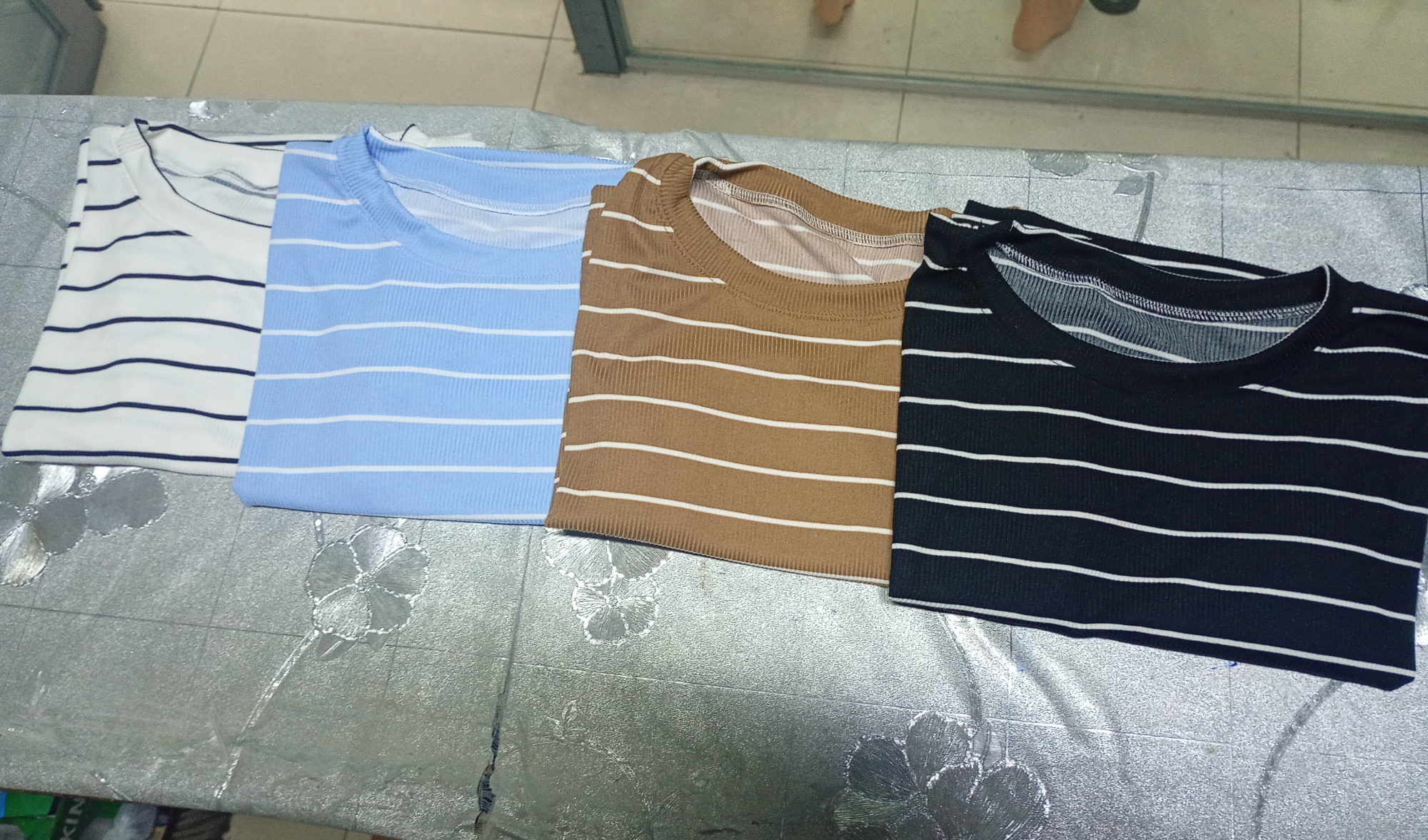 Remera de Morley Rayado con Manga Corta - Imagen 3