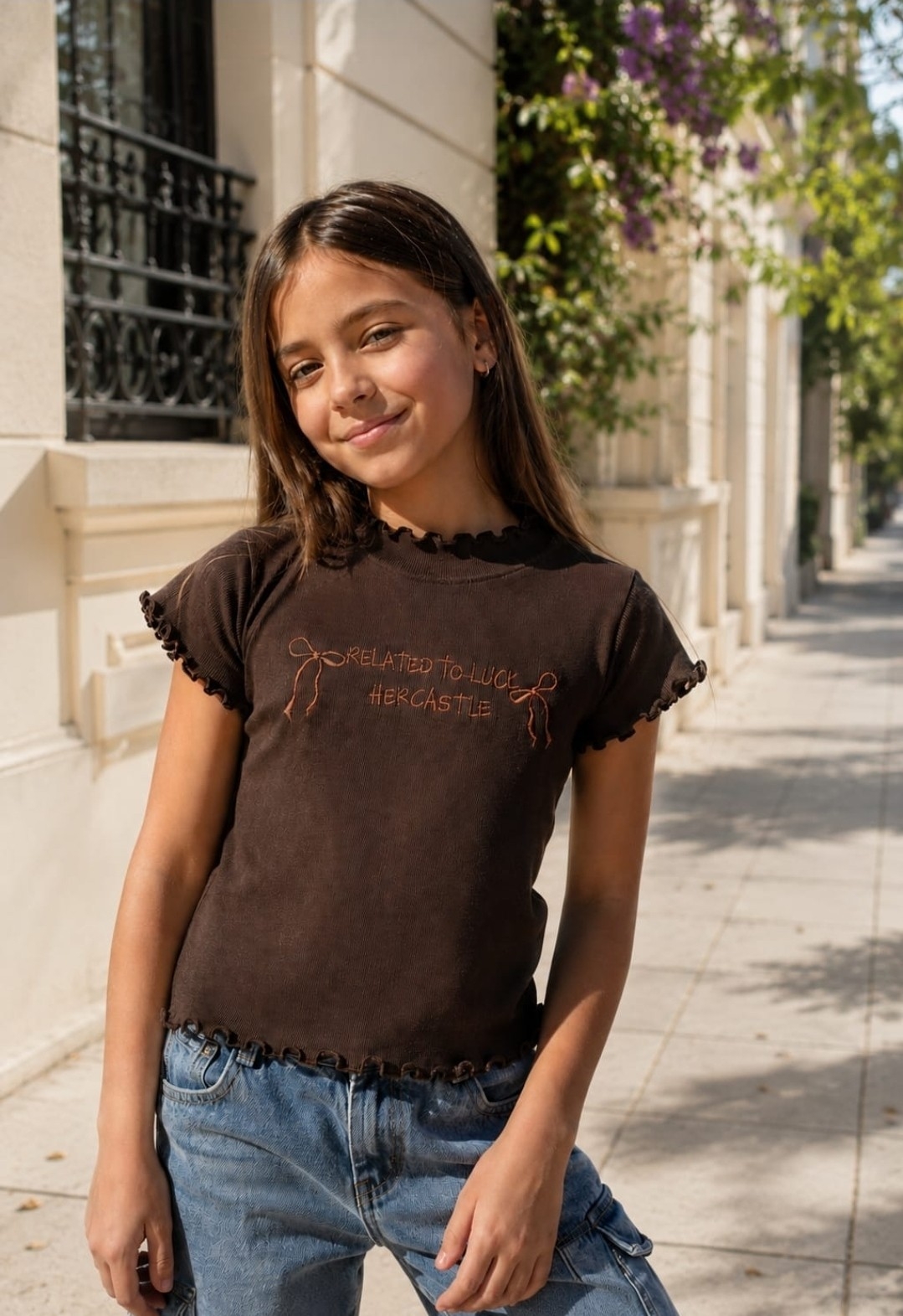 Remera Isabella Bordada para Nena. - Imagen 3
