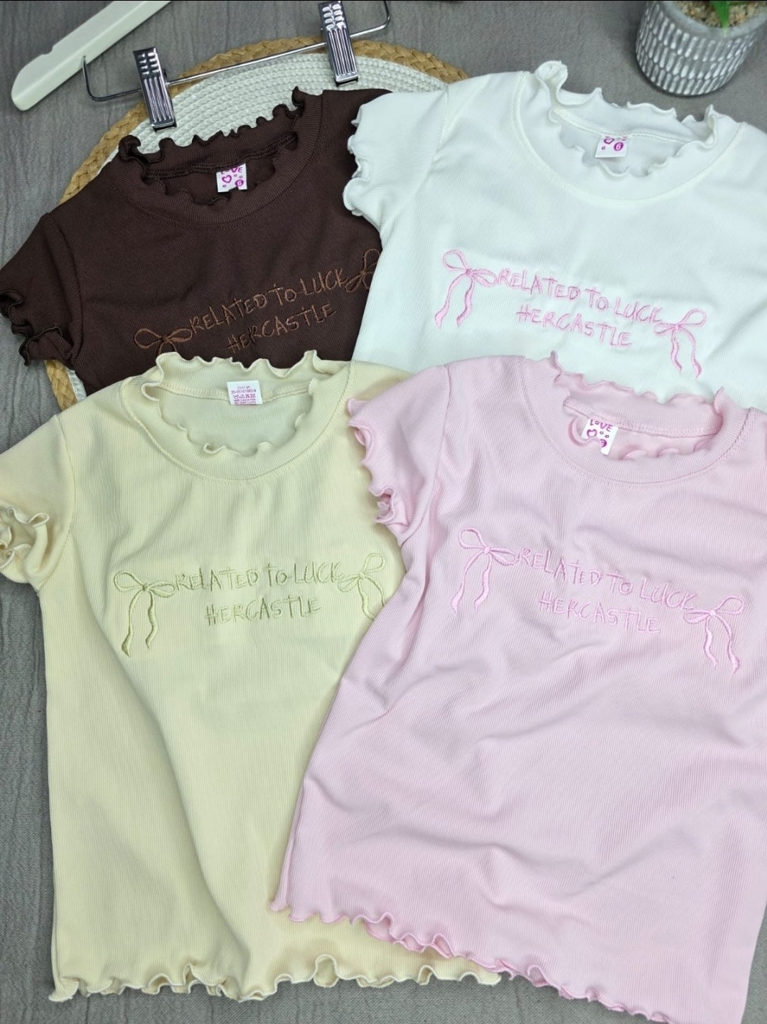 Remera Isabella Bordada para Nena. - Imagen 5