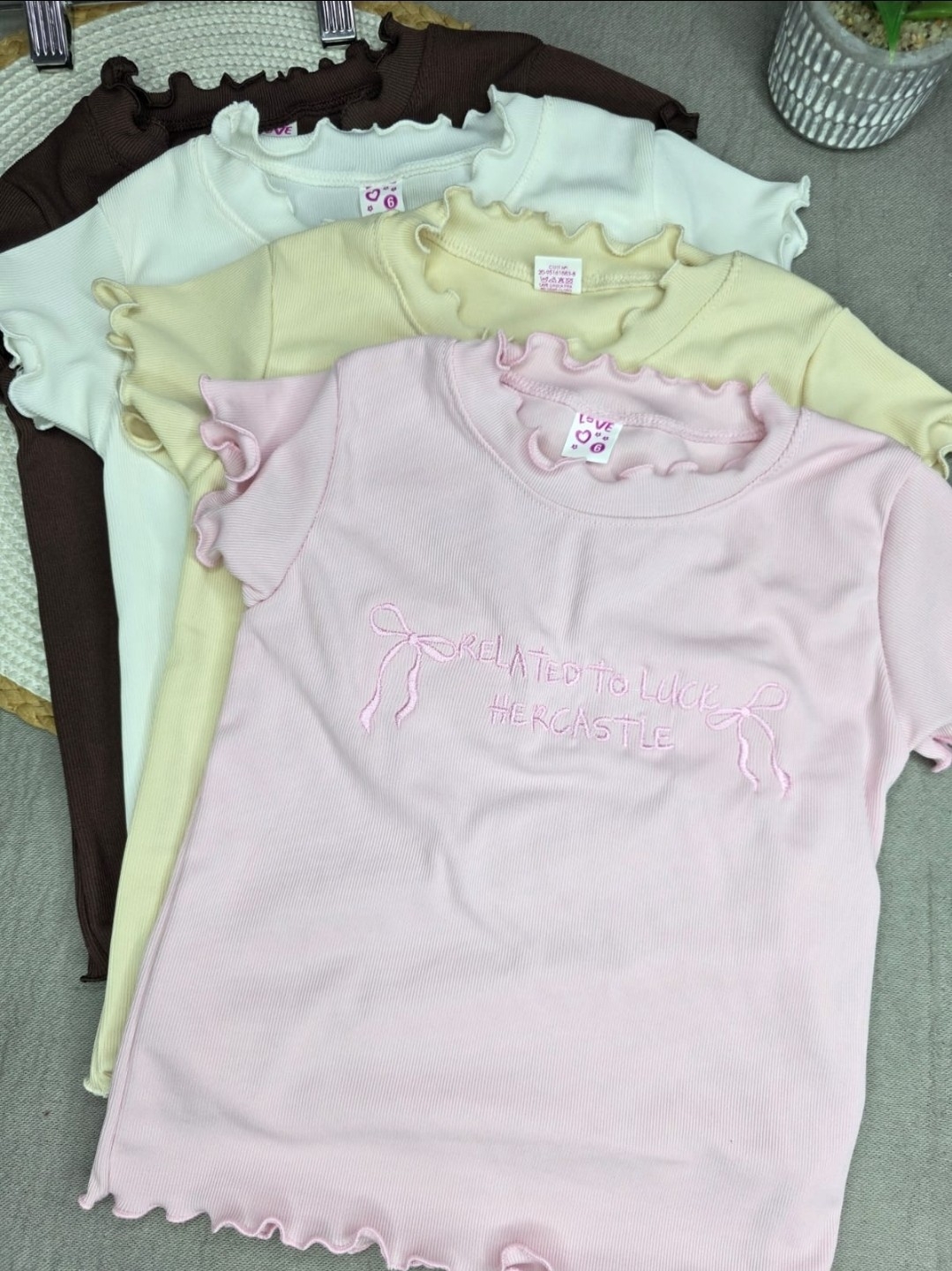 Remera Isabella Bordada para Nena. - Imagen 7