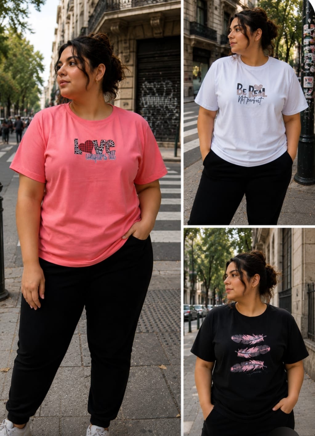 Remeras de Algodón para Dama Talle Especial !!!; - Imagen 2