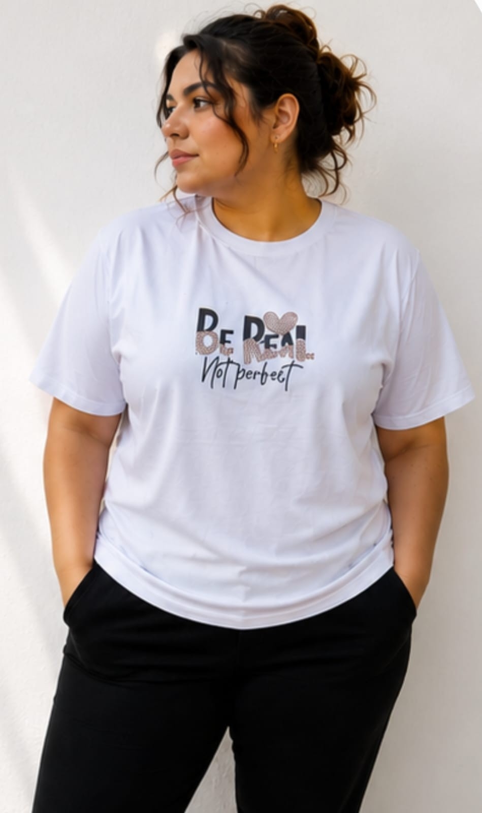 Remeras de Algodón para Dama Talle Especial !!!; - Imagen 3