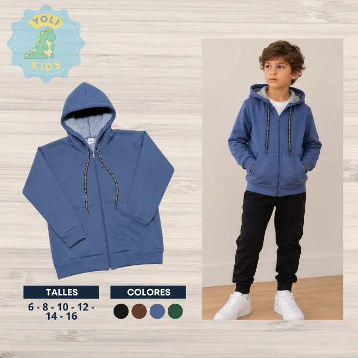 Campera Frisa Invisible Premium Nene