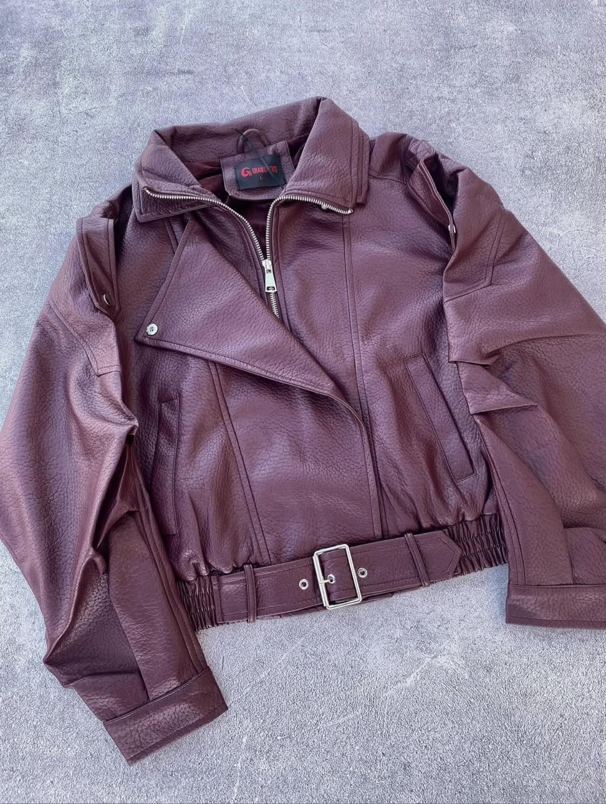 Campera Bomber con Piel - Imagen 3