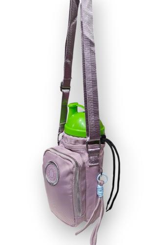 Bandolera Porta Botella/ Vaso Impermeable, 21×12×prof 9 Cm Aprox, Marroquineria