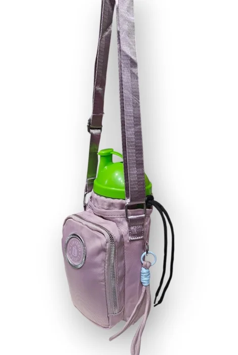 Bandolera Porta Botella/ Vaso Impermeable, 21×12×prof 9 Cm Aprox, Marroquineria