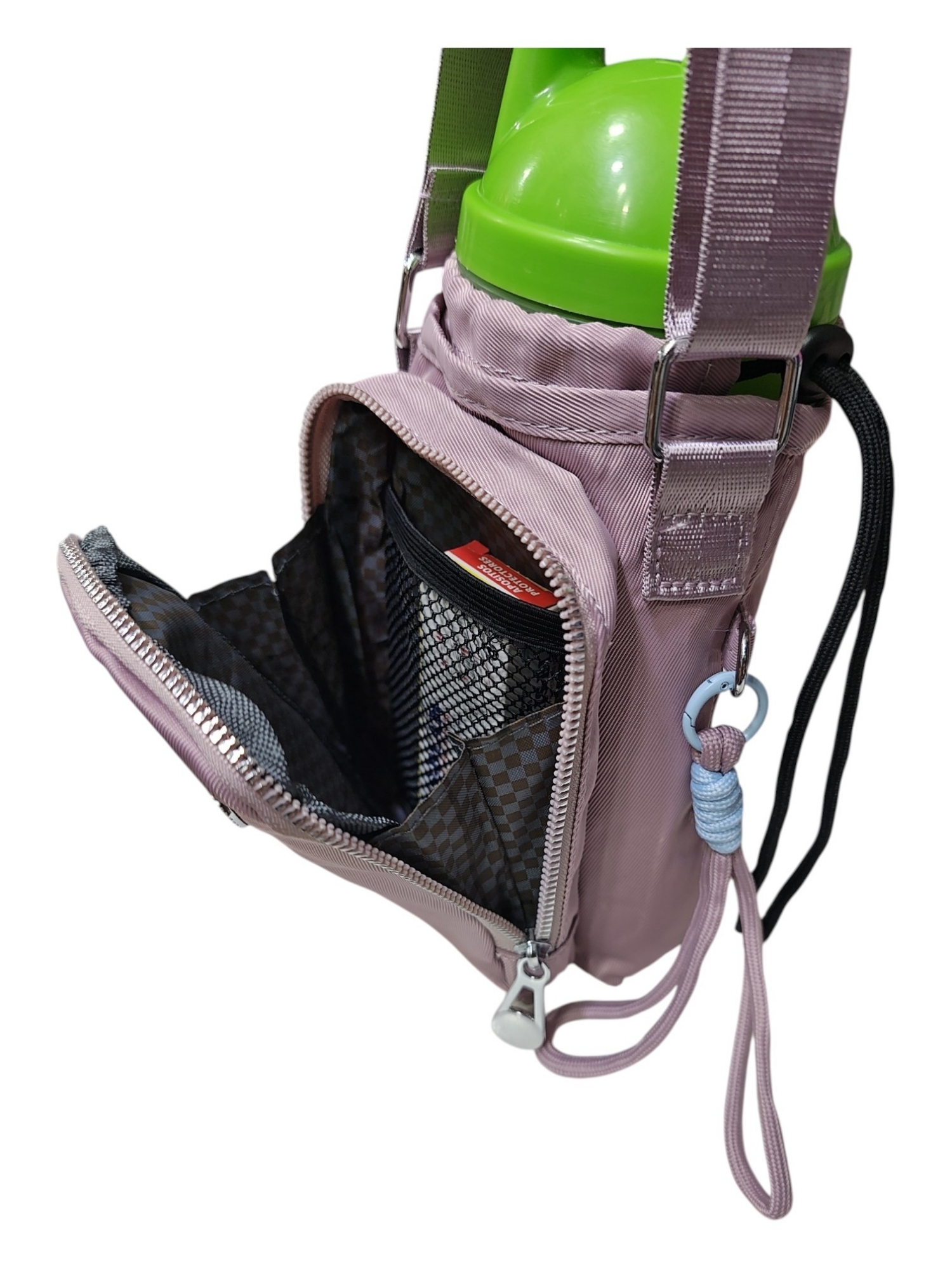 Bandolera Porta Botella/ Vaso Impermeable, 21×12×prof 9 Cm Aprox, Marroquineria - Imagen 3