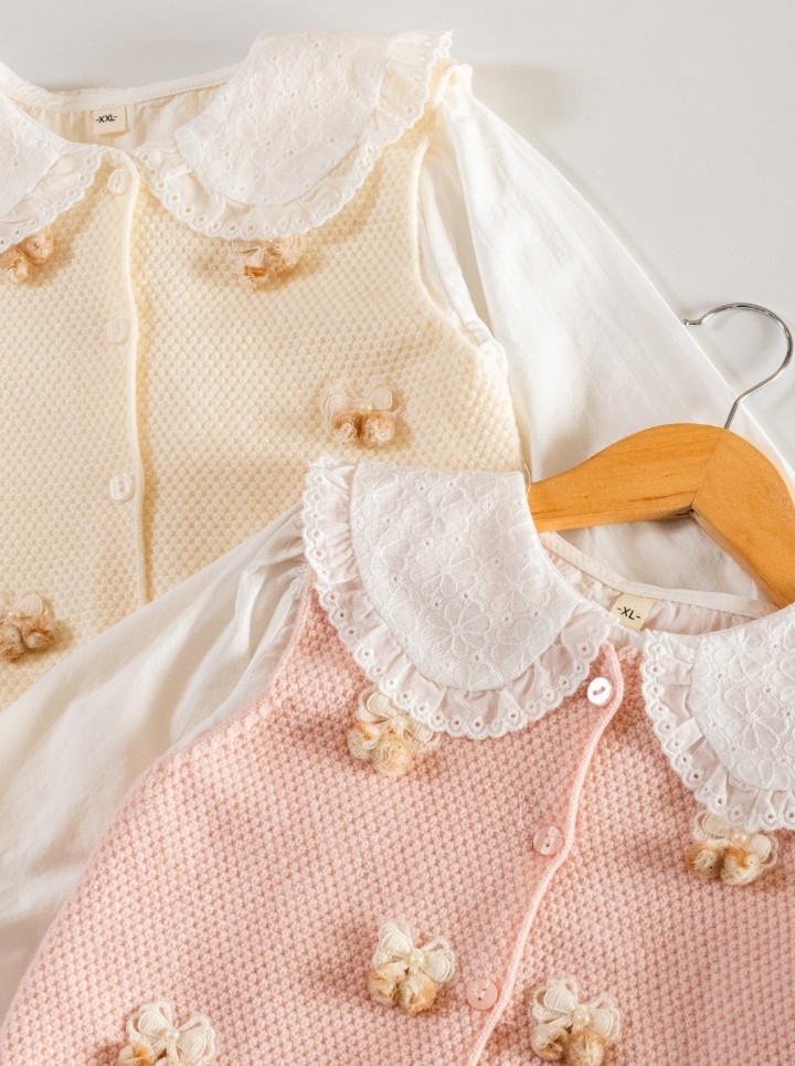 Conjunto  Camisa +chaleco 1a5 Importadas  Bebas - Imagen 2