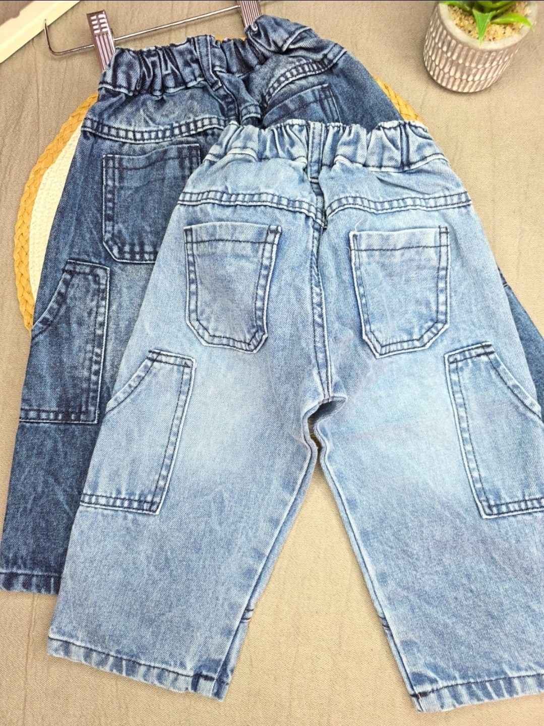 Jean's Baggy con Recorte para Bebés. - Imagen 4