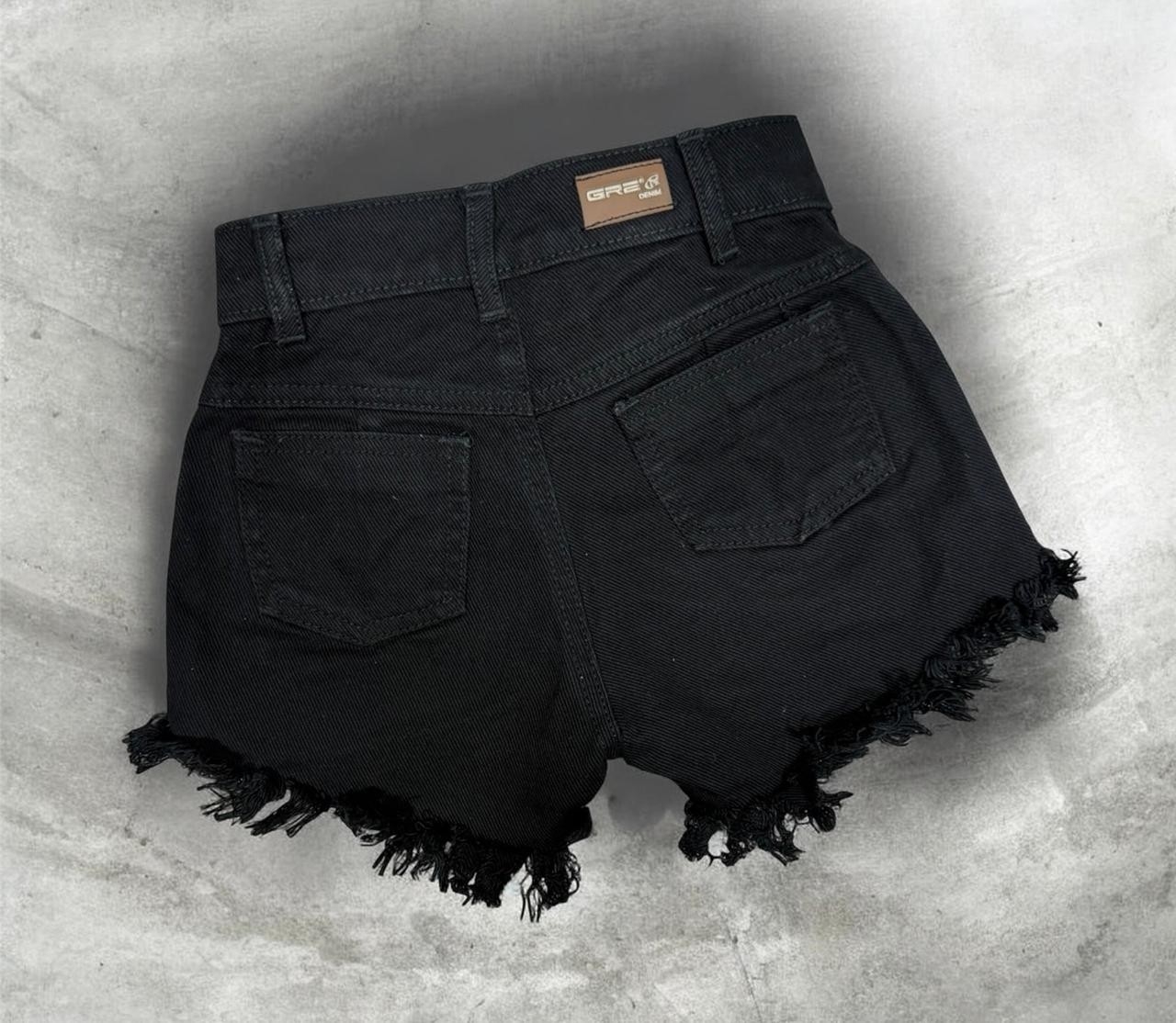 Short Nena Jeans Rigido con Perlas - Imagen 3