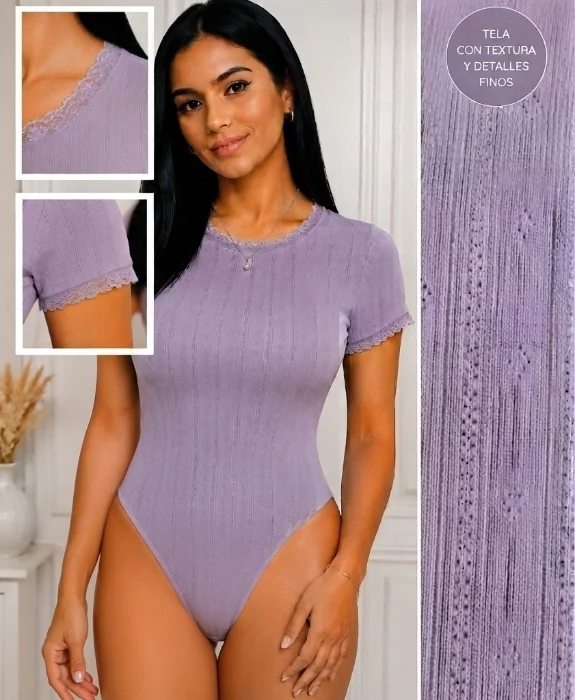 Remera Body Doble Puntilla