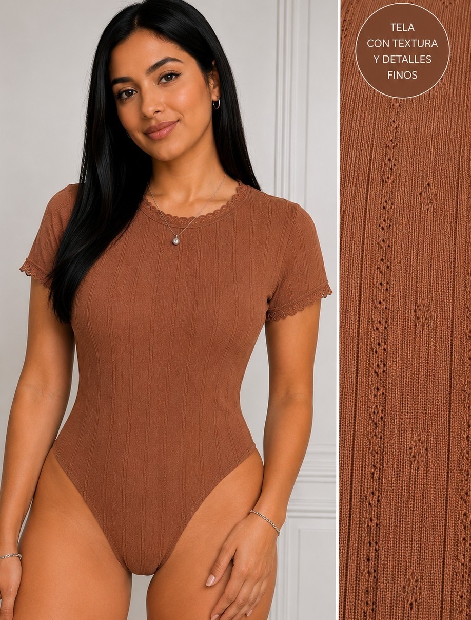 Remera Body Doble Puntilla - Imagen 3