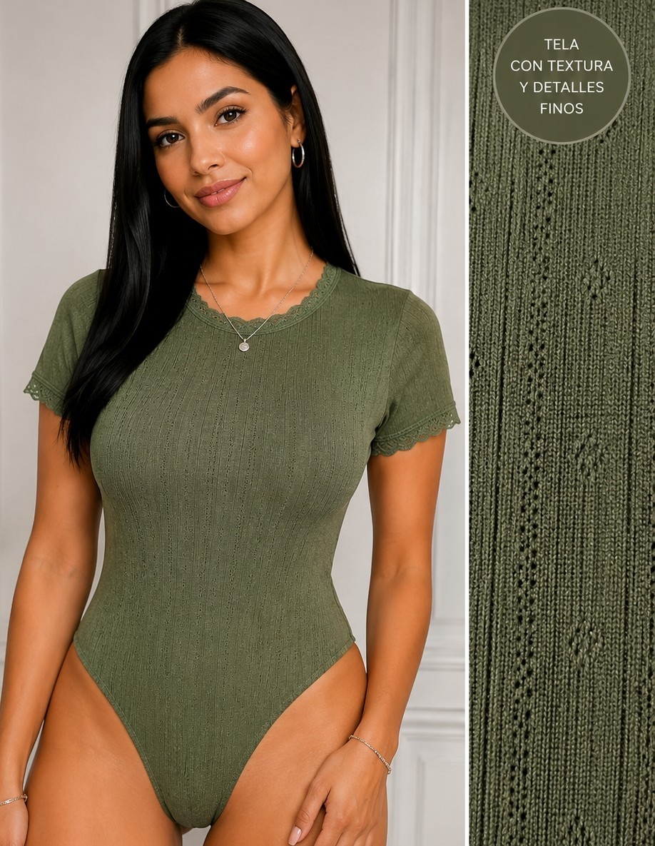 Remera Body Doble Puntilla - Imagen 5