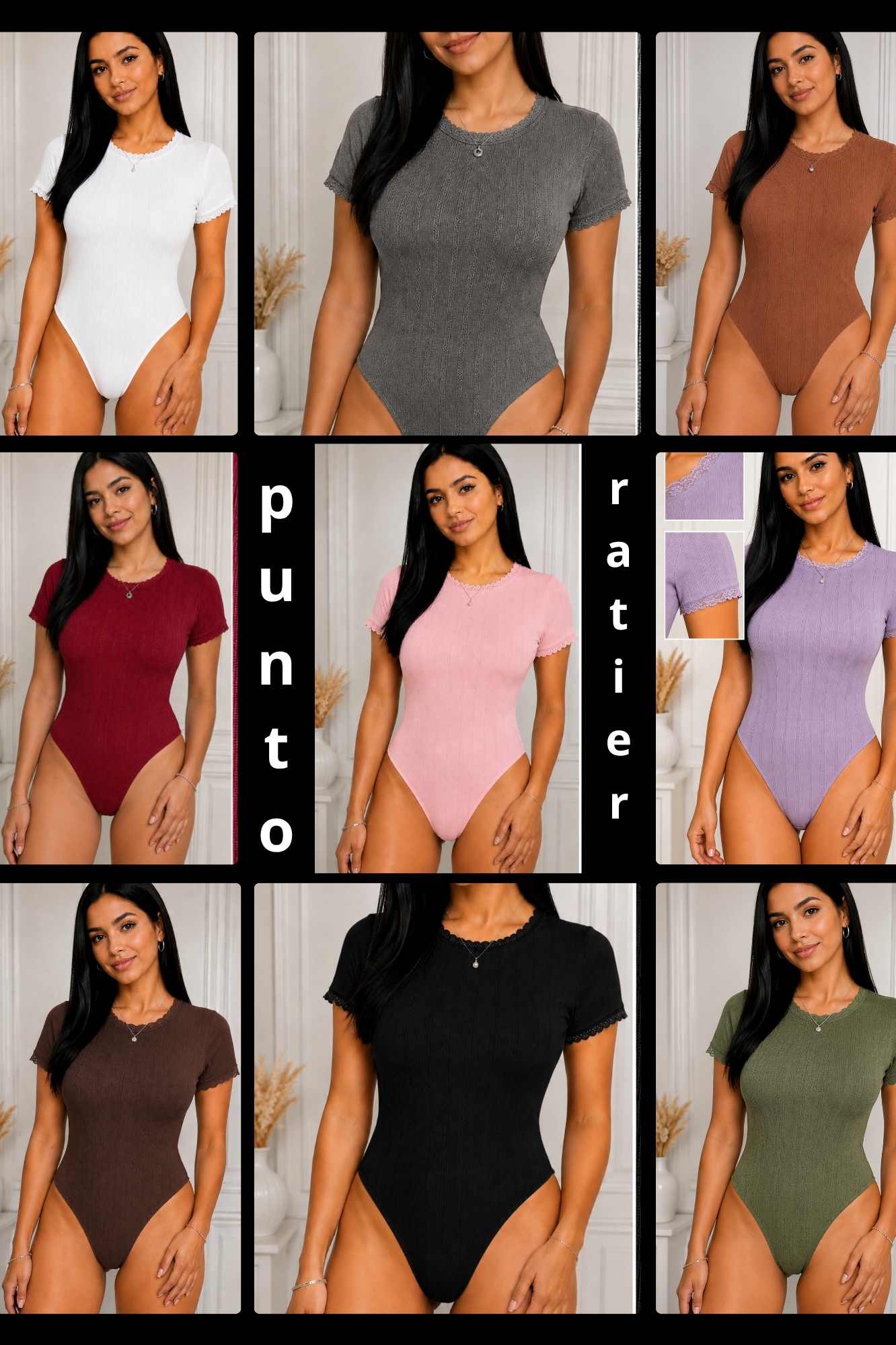 Remera Body Doble Puntilla - Imagen 6