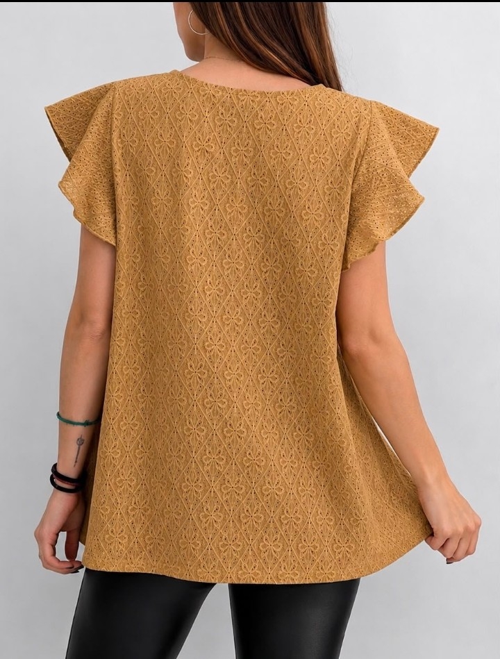 Maxiblusa de Broderie - Imagen 2