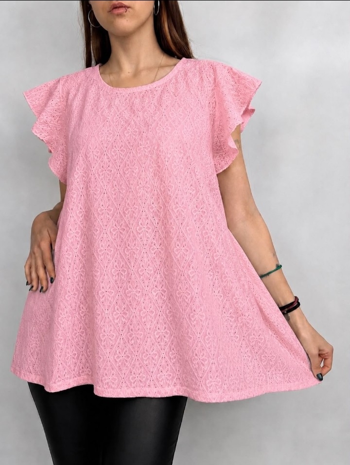 Maxiblusa de Broderie - Imagen 5